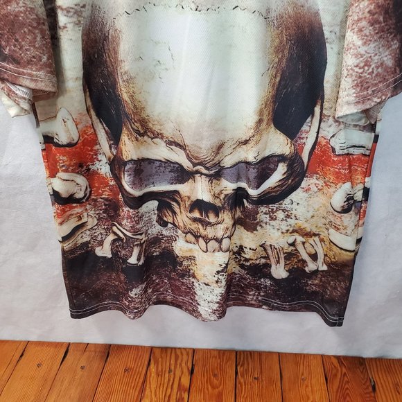 Devin Du Skull Shirt 100% Polyester - Picture 3 of 6